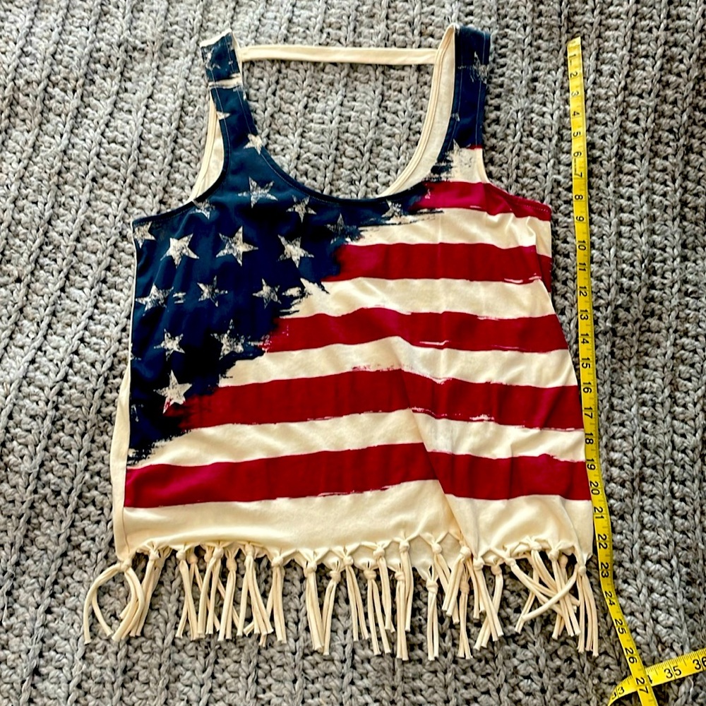 American Flag Tank Top by Others Follow. Size M